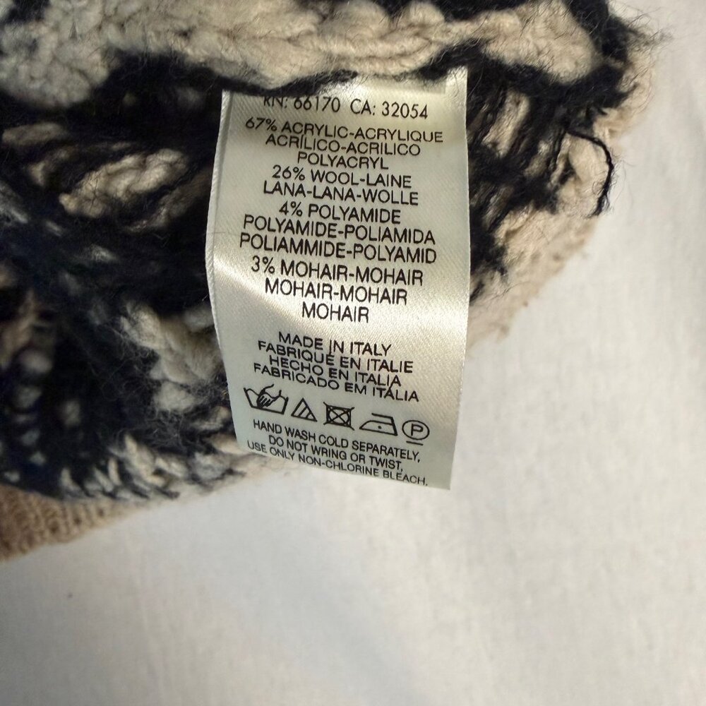 Sleeping On Snow Anthropologie Wool Cardigan Small Chunky Knit - Picture 3 of 10